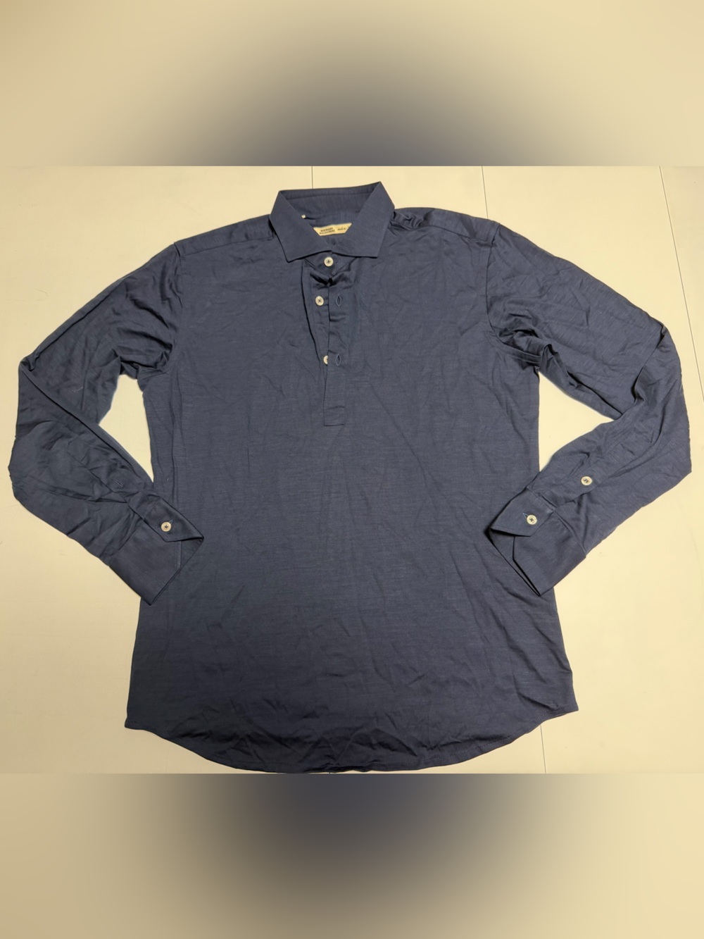 Maurizio Baldassari navy shirt